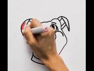 Покажите ребенку, как нарисовать поросенка