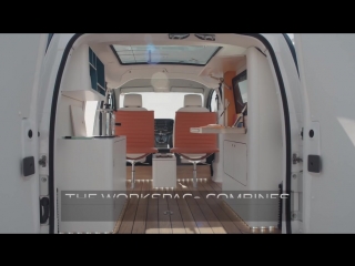 The nissan e nv200 workspace is the world’s first all electric mobile office