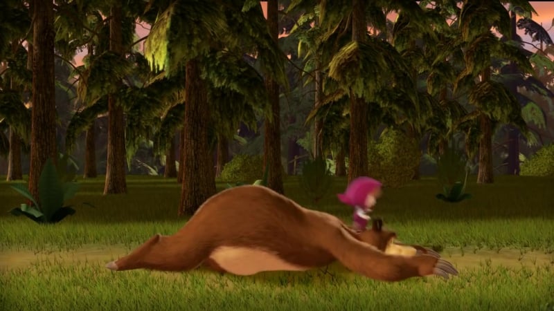 Маша та ведмідь перша зустріч (1 серія)