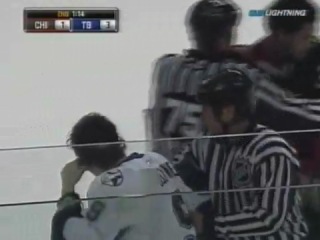 Dustin byfuglien vs steve downie season 2008 2009