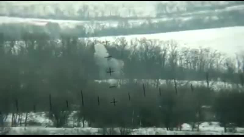Попали прямо в цель в сети появилось видео разгрома позиции боевиков на донбассе
