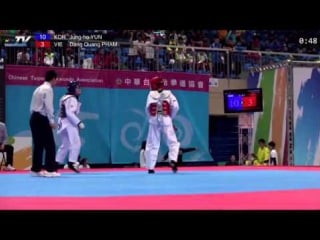 1st asian cadet taekwondo championships final male 49