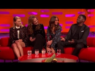 ↳ margot robbie, allison janney, alicia vikander, daniel kaluuya graham norton show (15 o2 2o18) ― jgbr