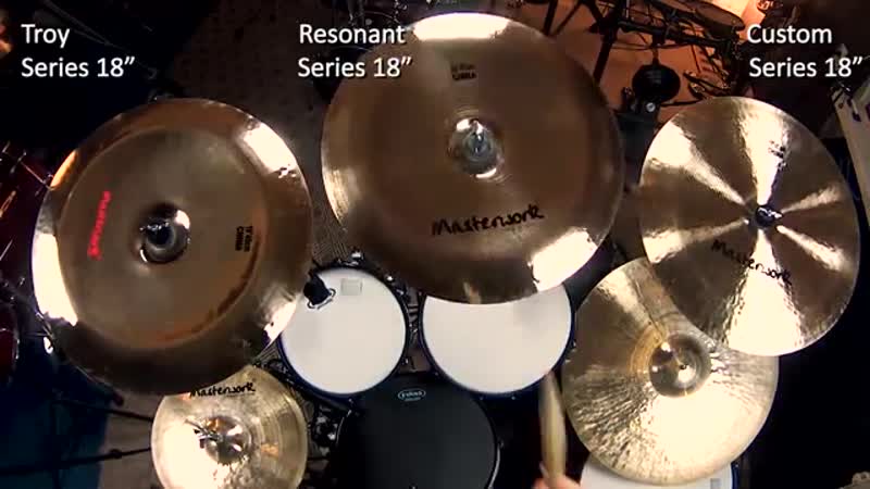 China cymbal comparison video (masterwork cymbals)