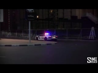 Dubai police supercars in action brabus b63s, aventador, sls, bentley conti gt