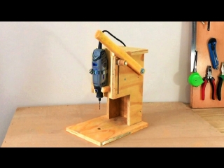 Making a mini drill press router table spindle sander (all in one) çok fonksiyonlu dremel tezgahı