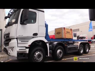 2020 mercedes arocs 3245 truck with meiller lift system exterior walkaround
