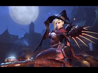 Overwatch halloween porn witch mercy skin unused voice lines