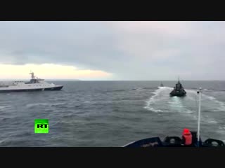 Фсб россии публикует видео нарушения государственной границы рф кораблями вмсу хорошо заметна плотность судов на небольшом учас