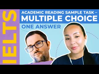 Ielts 🇬🇧 academic reading sample task 📚 multiple choice (one answer)