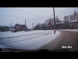 Зимняя подборка заносов от первого лица #2 (регистратор)