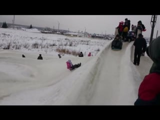 Вот такую горку мы сделали в упорово (тюменская обл )