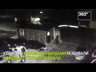 Массовое уничтожение машин вандалами в эссексе попало на видео