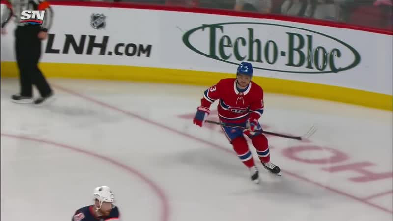 Max domi lays out for huge wraparound goal against mikko koskinen