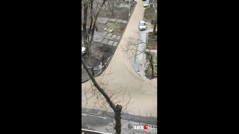 Нечистоты заливают улицу