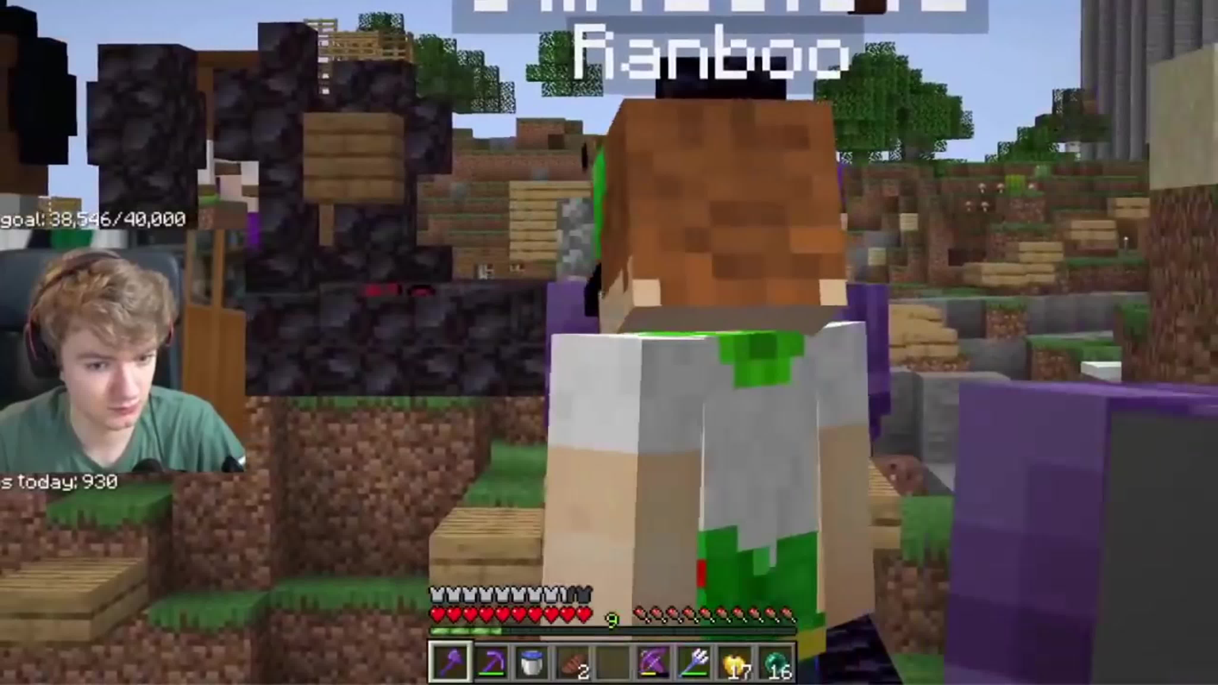[dreamsmp hangout] tommyinnit tours a new member on the dream smp!  (slimecicle)