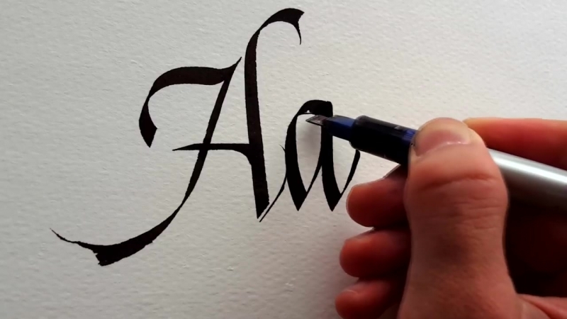 Италик // italic calligraphy for beginners m a calligraphy [каллиграфия и леттеринг]