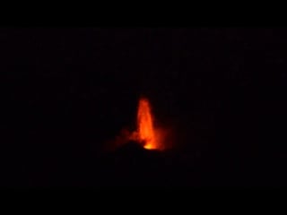 Italy eruption of etna volcano february 2017 in sicily