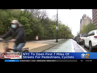 Nyc to open first 7 miles of streets for pedestrians, cyclists on