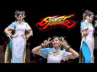 Street fighter chun li qipao cosplay by arienaiten