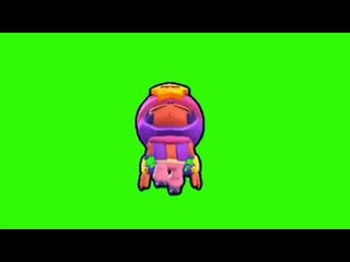 Футаж бегущий сенди бравл старс green screen running sandy brawl stars ( 360 x 360 ) mp4