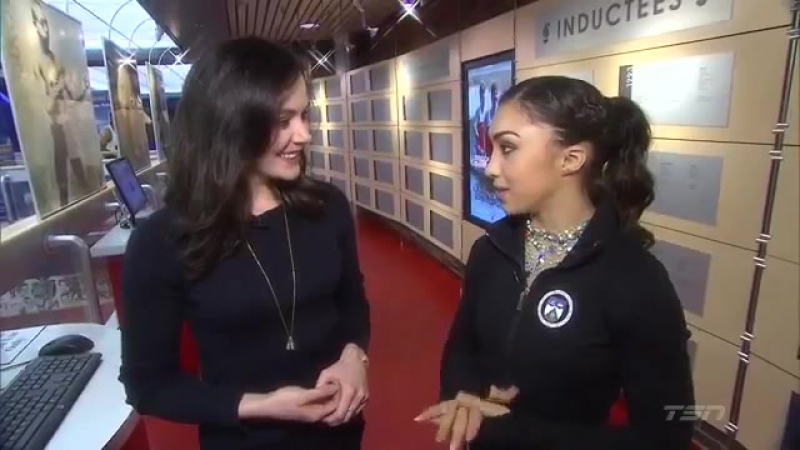 Tessa virtue &amp; gabrielle daleman interview canadian championships 2016