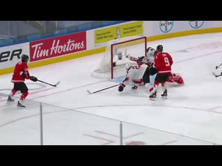 30 jakob pelletier (prospects #flames) gets on the board for canada assists to connor zary and byfield