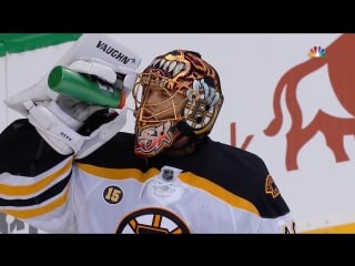 Tuukka rask with desperate diving save