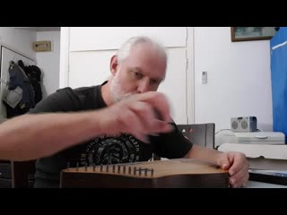 Nylon string psaltery, african style