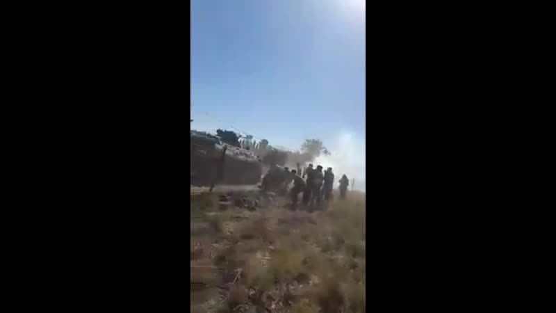 Kurdish civilians on protest action