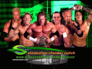 Kevin nash vs chris jericho vs triple h vs shawn michaels vs goldberg vs randy orton