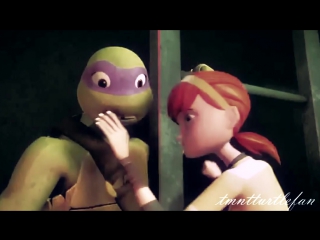 Tmnt 2012 donnie and april you are everything