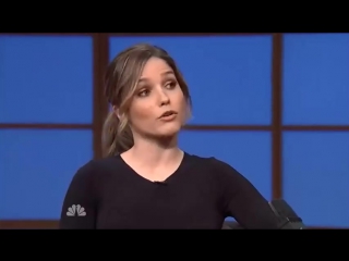 Sophia bush au late night de seth meyers le 28 février 2014