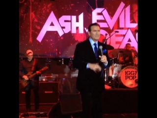 This was awesome! #brucecampbell #iggypop #ashvsevildead