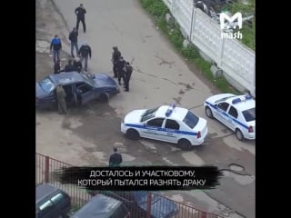 В москве произошла массовая драка, в ходе которой был нокаутирован участковый