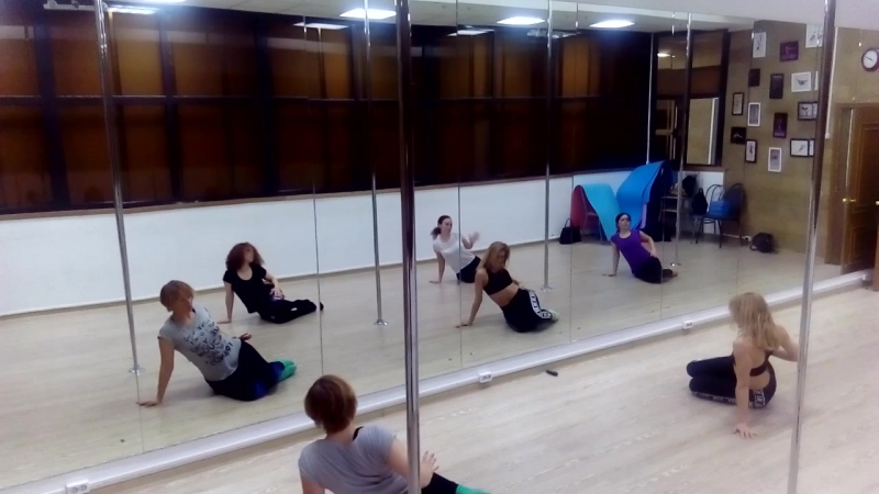 Партерная пластика и хореография, связка с урока tanya feel 09 01 2017