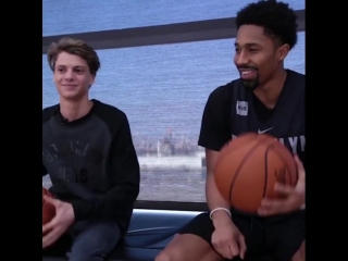 There's never a dull moment in #jacenorman's day! head to our #instagram story for more fun moments 👍🏀#henrydanger #brooklynnets