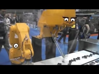 Googly eyes machines working