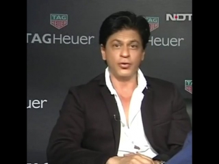 Srk giving interview for ndtv befor tagheuer event in mumbai