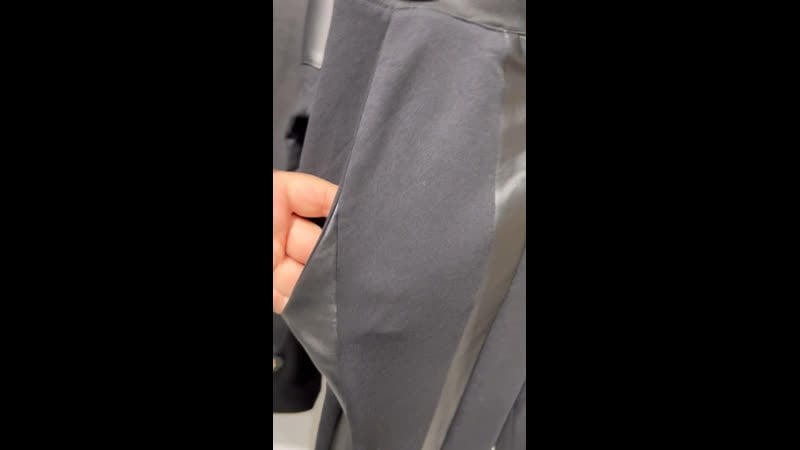 Костюм кожа брюки черный