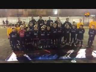 To celebrate 119 years of @fcbarcelona, lets sing along with @barcaacademy players from all over the world! mp4