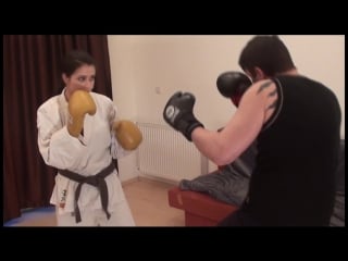 Mira the challenge mixed boxing girl