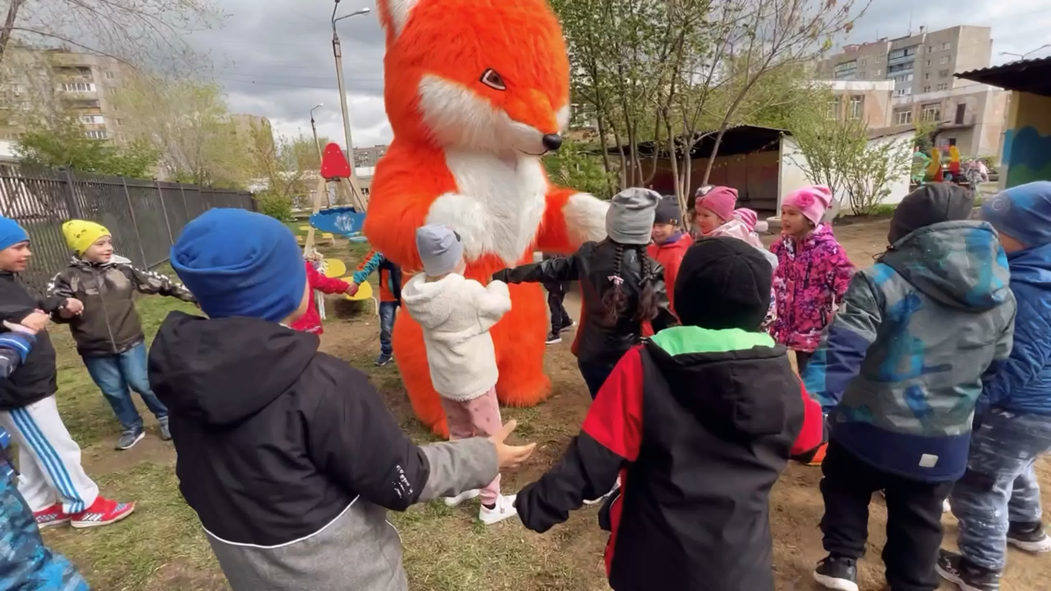 Лисенок на тройном дне рождении😍🦊