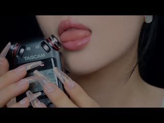 Rose asmr delicate mouth sounds (no talking)