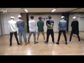 [rus sub][bangtan bomb] bts '뱁새' dance practice (fun ver )