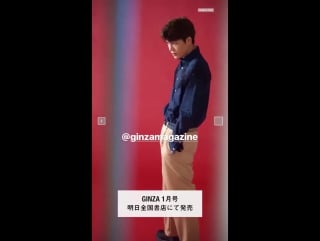 171211 lutemedia insta story kai for "ginza" magazine