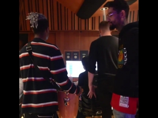 Xxxtentacion и pnbrock работают на студии