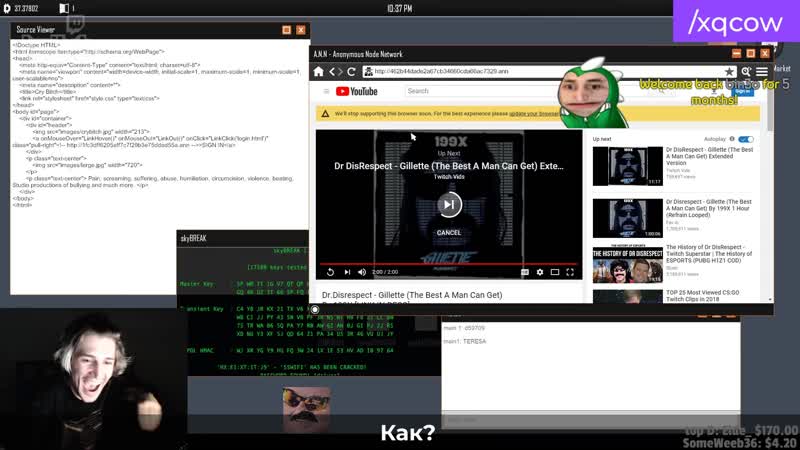 Xqcow | разработчик троллит xqc