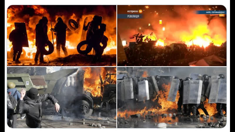 Как зажигали свои фонарики протеста украинцы на майдане #любовьсильнеестраха