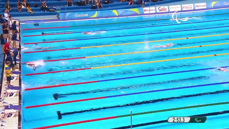Swimming mens 400m freestyle s11 final rio 2016 paralympic games